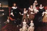JOHNSON, Cornelius Sir Thomas Lucy and his Family sg Spain oil painting artist